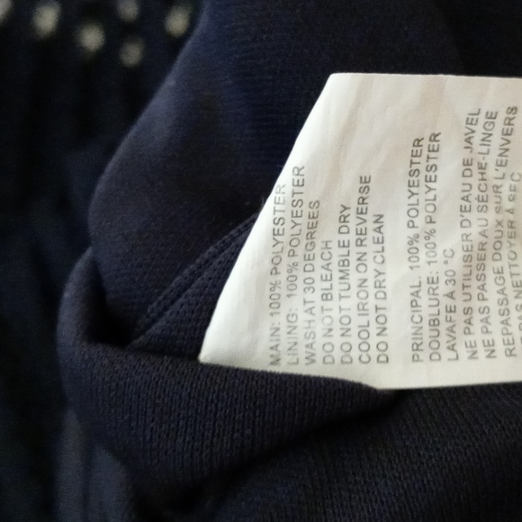 Boohoo Navy Eyelet Dress - Picture 8 of 11